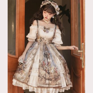 Gloria Lolita Dress JSK Outfit by YingLuoFu (SF93)